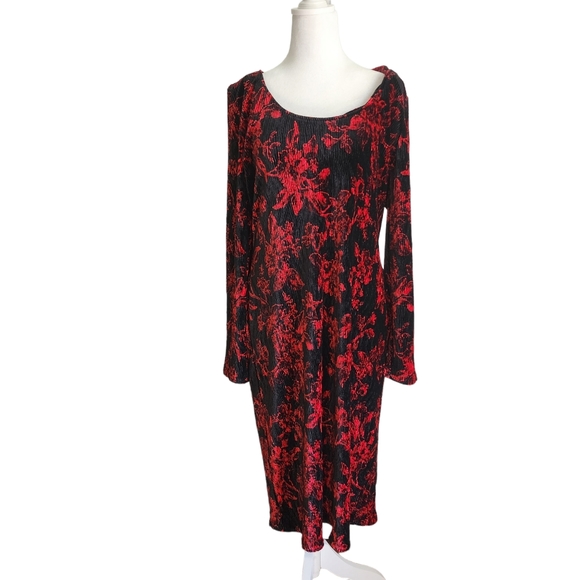 EUC Anthropologie | HD in Paris Diedre Floral Velvet Column Dress - Picture 2 of 13